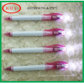 High quality non-toxic ball pen with led torch